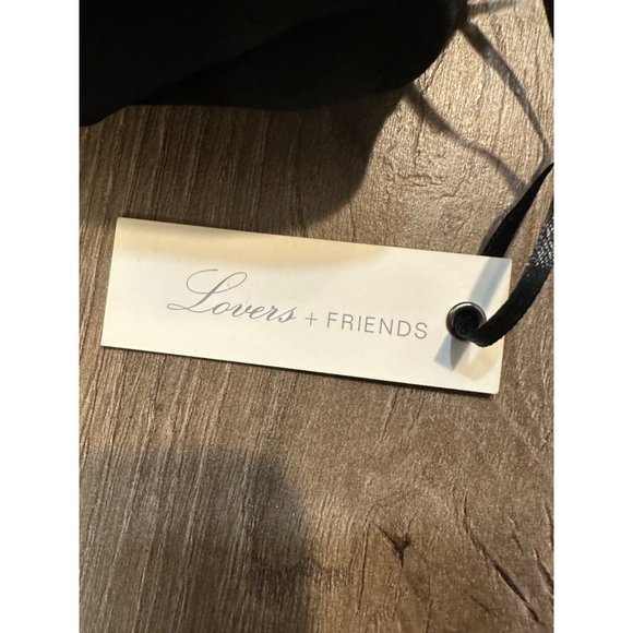 Lovers + Friends NWT Revolve Black Skater Lacy Back M - Picture 5 of 10